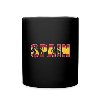 Spain Rugby - Full Colour Mug - black - Front