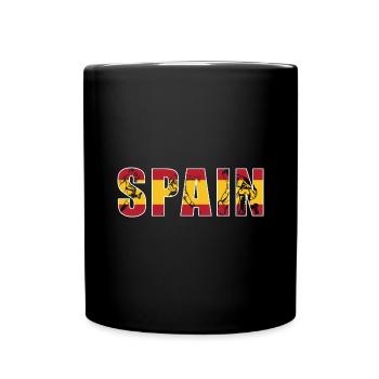 Spain Rugby - Full Colour Mug - black - Front