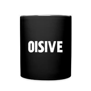 oisive - Mug uni - noir - Devant
