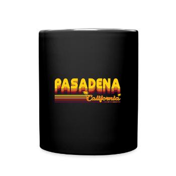 Pasadena California Design - Mug uni - noir - Devant