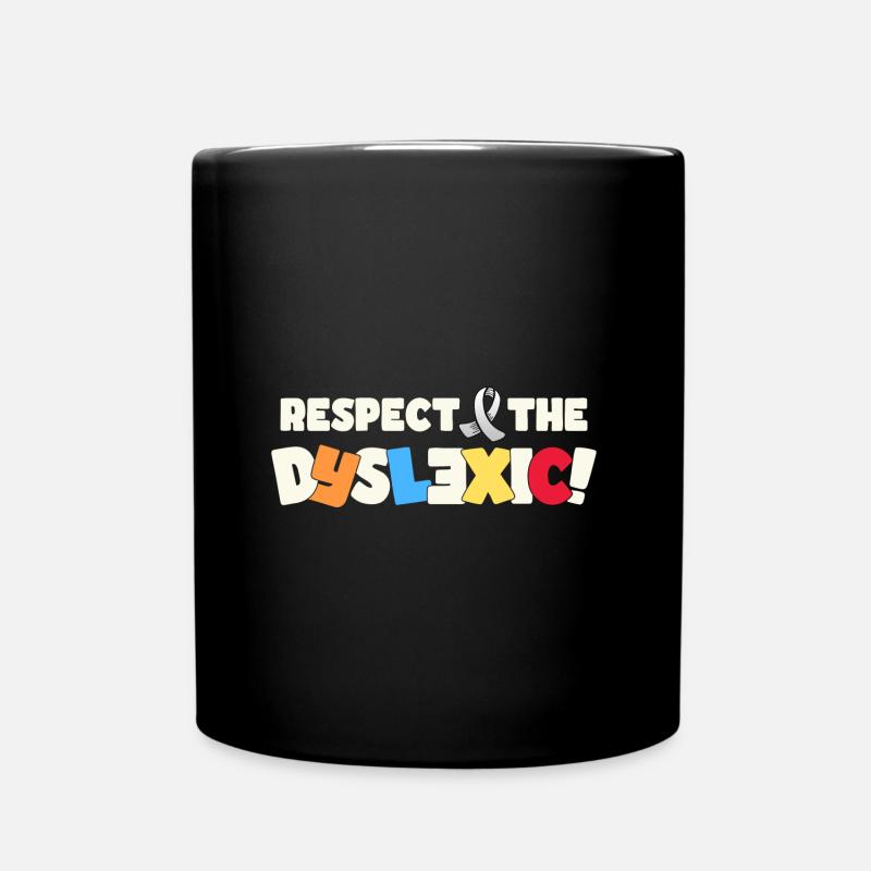 Cadeaux pour les dyslexiques - Mug uni - noir