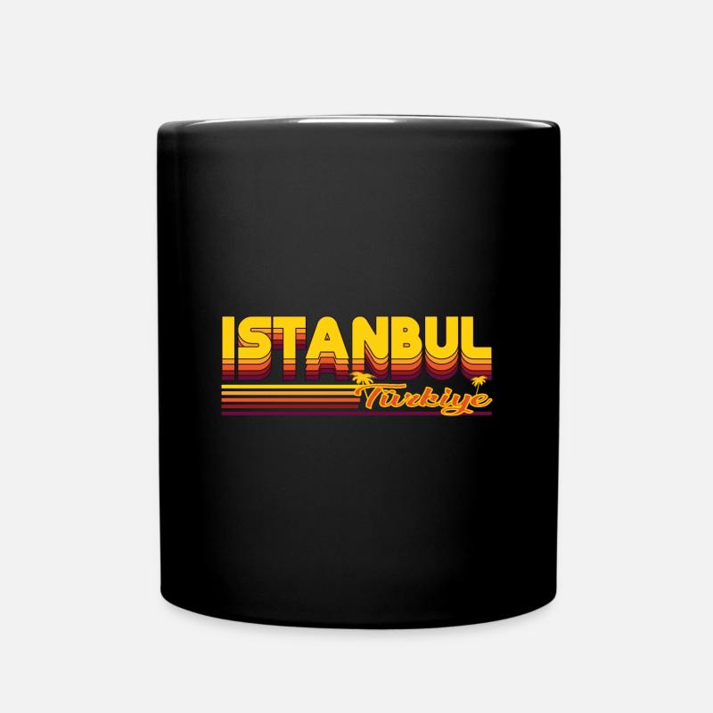 Istanbul - tolles sommerliches Urlaubs Design - Tasse einfarbig - Schwarz