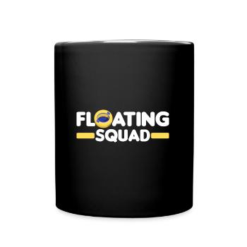 Wildwasser Rafting | Paddeln Schlauchboot Geschenk - Tasse einfarbig - Schwarz - Vorne