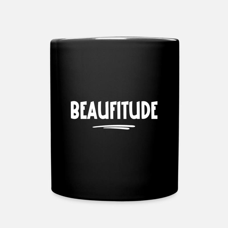 beaufitude - Mug uni - noir