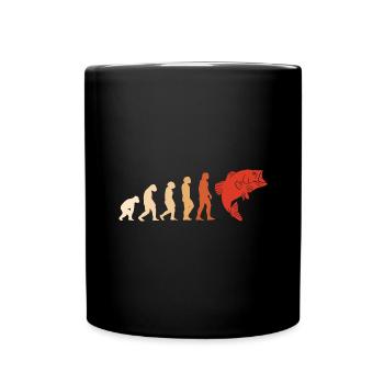 Fisher Evolution Fishing - Full Colour Mug - black - Front