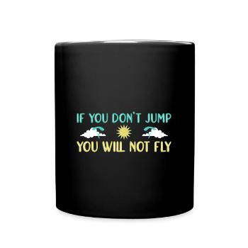 Parachutistes parachutistes parachutés - Mug uni - noir - Devant