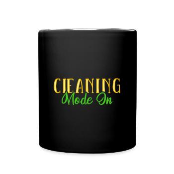 Femme de ménage Ménage - Mug uni - noir - Devant