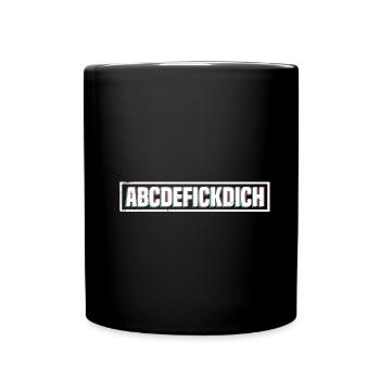 Sarkusmus Spruch Schwarzer Humor Lustiges Ironie - Tasse einfarbig - Schwarz - Vorne