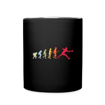 Évolution du tennis de table - Mug uni - noir - Devant