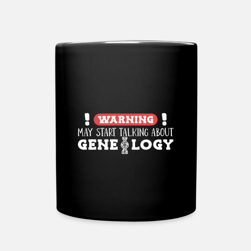 Ahnenforscher - Tasse einfarbig - Schwarz