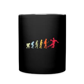 Handball Handball Player Evolution Retro Vintage - Mug uni - noir - Devant