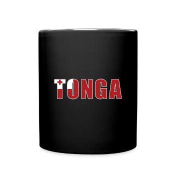 Tonga Rugby - Full Colour Mug - black - Front