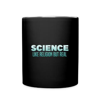 Atheismus - Tasse einfarbig - Schwarz - Vorne
