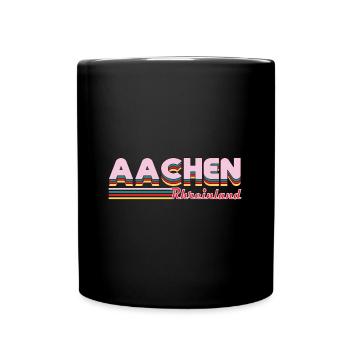 Aix-la-Chapelle Rheinland Design pour les natifs d’Aix-la-Chapelle - Mug uni - noir - Devant