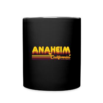 Anaheim Californie - Calfornian City - Mug uni - noir - Devant