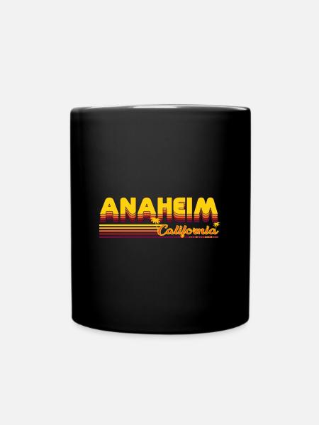 Anaheim Kalifornien - kalfornische Stadt - Tasse einfarbig - Schwarz