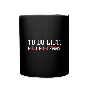 Sport To Do List Roller Derby - Mug uni - noir - Devant
