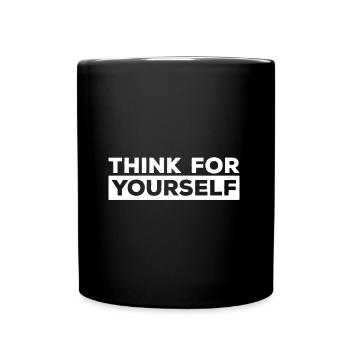 Atheism Proverbs | Atheists Atheist Gift Idea - Full Colour Mug - black - Front