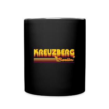 cooles Kreuzberg Berliner Stadtteil Design - Tasse einfarbig - Schwarz - Vorne