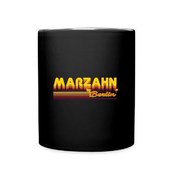 cooles Marzahn Berliner Stadtteil Design - Tasse einfarbig - Schwarz - Vorne