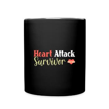 Heart Attack Heart Surgery Surgery Hospital - Full Colour Mug - black - Front