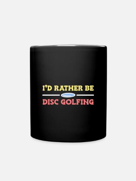Disc Golf Frisbee - Tasse einfarbig - Schwarz