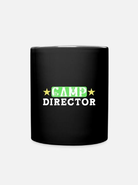 Zeltlager Leiter Sommercamp - Tasse einfarbig - Schwarz