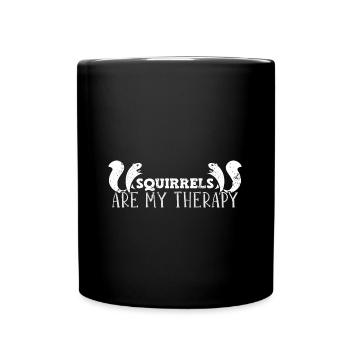 Écureuil - Mug uni - noir - Devant