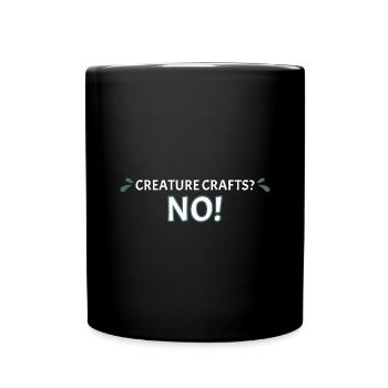 Creature Crafts? No! Whitewater Kayaking - Tasse einfarbig - Schwarz - Vorne