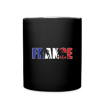 France Rugby - Full Colour Mug - black - Front