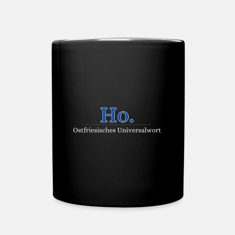 Ho! - Tasse einfarbig - Schwarz