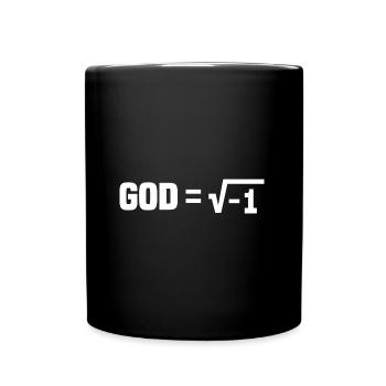 Atheism Proverbs | Atheist Skeptic Gifts - Full Colour Mug - black - Front