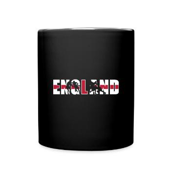 England Rugby - Full Colour Mug - black - Front