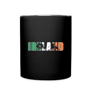 Ireland Rugby - Full Colour Mug - black - Front