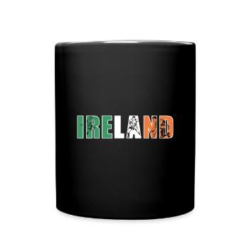 Ireland Rugby - Full Colour Mug - black - Front