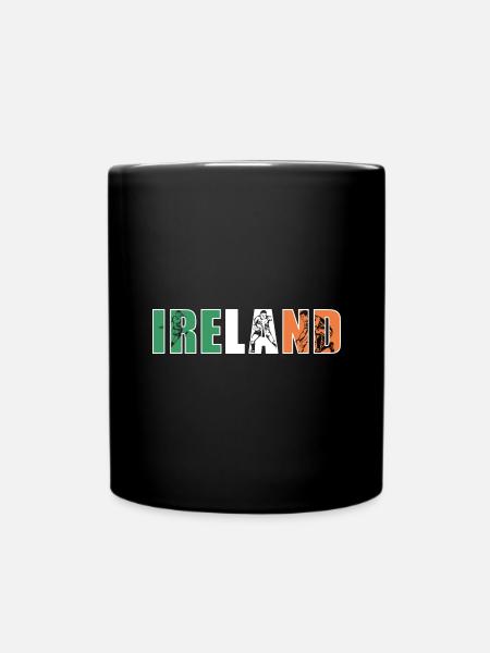 Ireland Rugby - Full Colour Mug - black