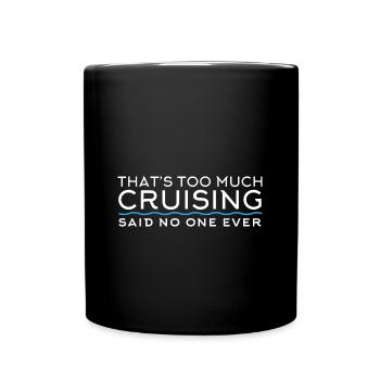Kreuzfahrt Kreuzfahrtschiff - Tasse einfarbig - Schwarz - Vorne