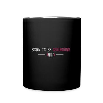 Rugby Bordeaux born to be Girondins - Mug uni - noir - Devant