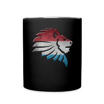 Luxemburg - Tasse einfarbig - Schwarz - Vorne