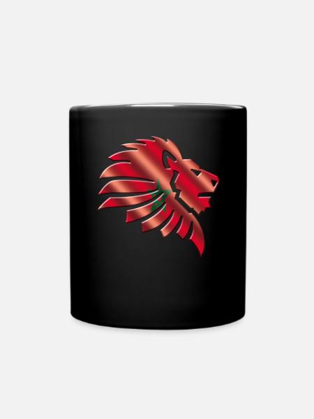 Marokko - Tasse einfarbig - Schwarz