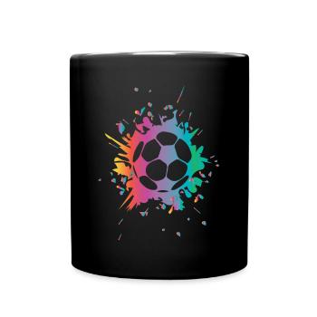 Football maillot football club sport cadeau - Mug uni - noir - Devant