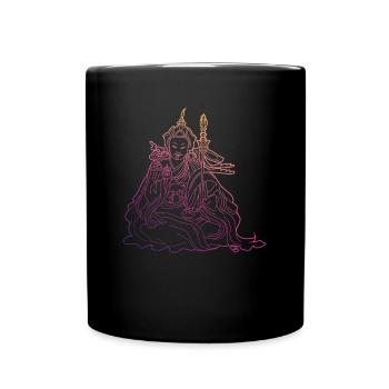 Buddha Yoga Mantra Buddhist Tao Zen Geschenk - Tasse einfarbig - Schwarz - Vorne