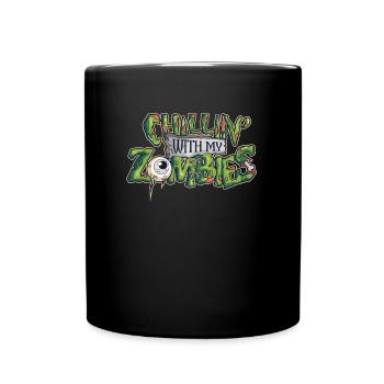 Costume d'Halloween Ecole Enfants Cadeau Zombie - Mug uni - noir - Devant