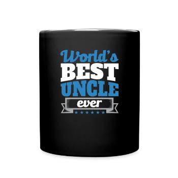 Le meilleur oncle du monde - Mug uni - noir - Devant