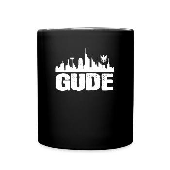 Gude Hesse Hessisch Dialekt Frankfurt Geschenk - Tasse einfarbig - Schwarz - Vorne