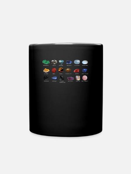 Geologe Geologie Mineralien Geschenk Steine - Tasse einfarbig - Schwarz