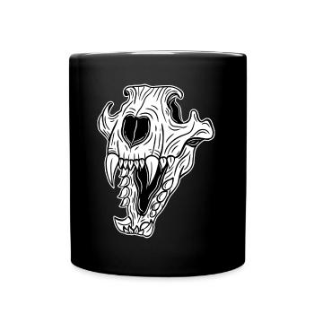 Skull Skeleton Skull Horror Cadeau d’Halloween - Mug uni - noir - Devant