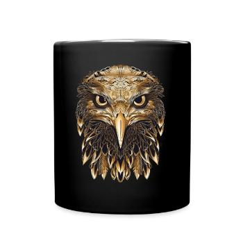 Eagle's head - Full Colour Mug - black - Front