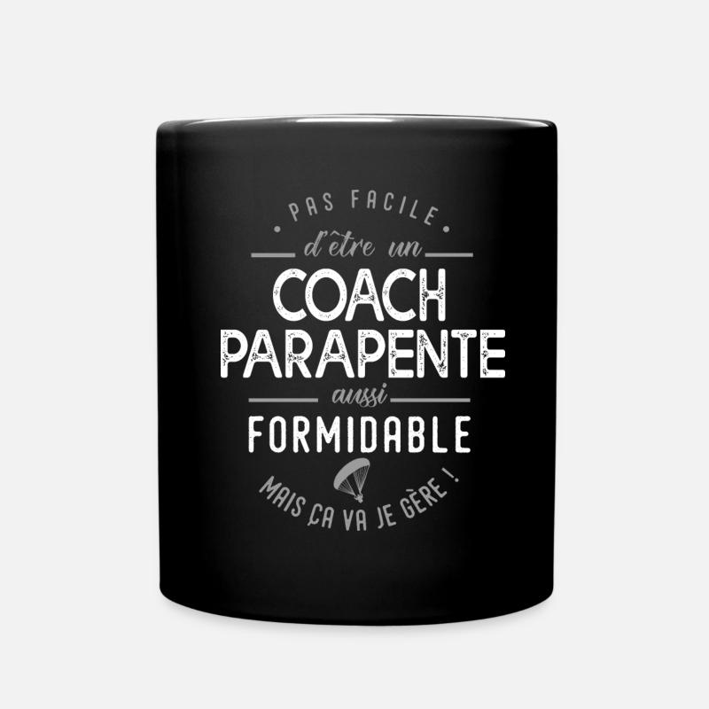 coach parapente formidable cadeau sport parapente - Mug uni - noir