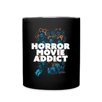 Zombie Illustration Film d’horreur Fan Design - Mug uni - noir - Devant